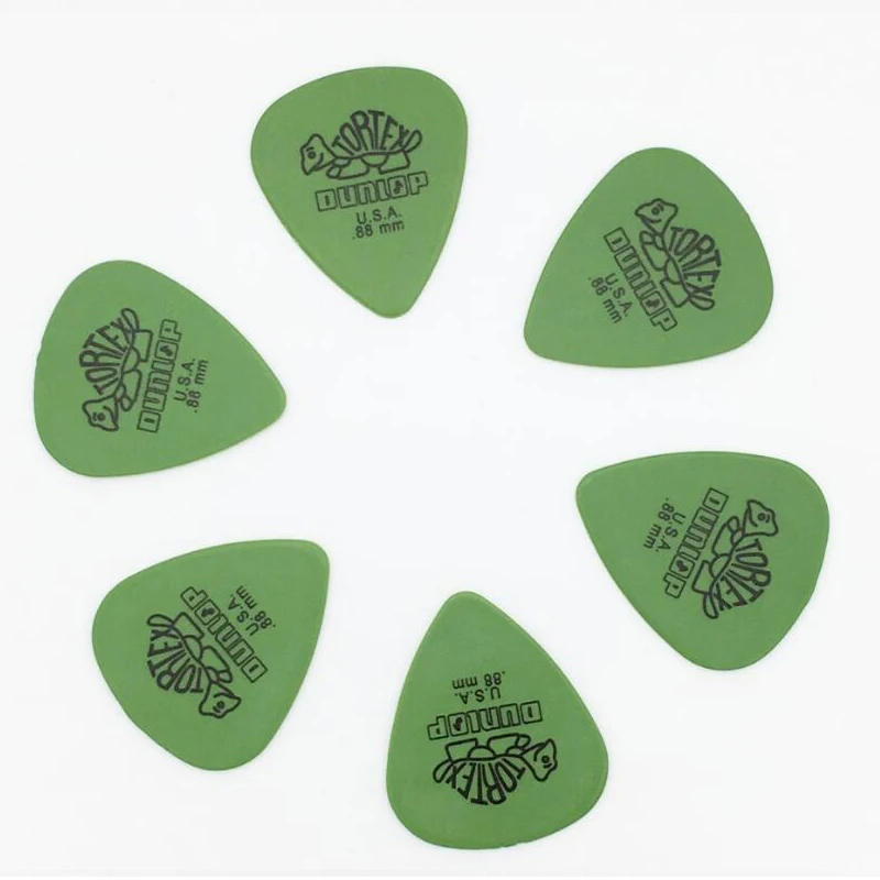 6 шт./компл. Dunlop Tortex гитары стандартные медиаторы классический посредника акустическая Электрогитары бас-гитара укулеле Палочки музыкальный инструмент GP26