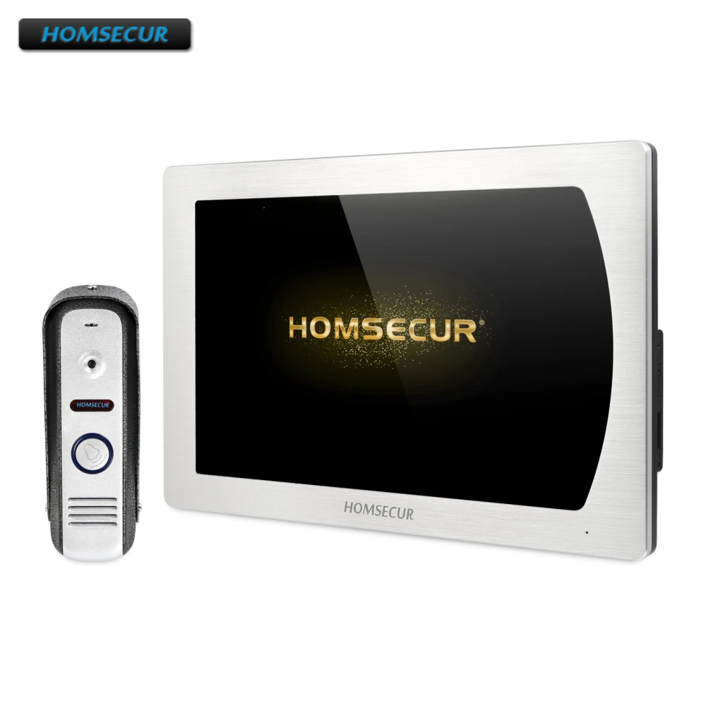 

HOMSECUR 7" Hands-free AHD Video Door Entry Phone Call System with Aluminium Alloy Camera BM717HD-S+BC021HD-S