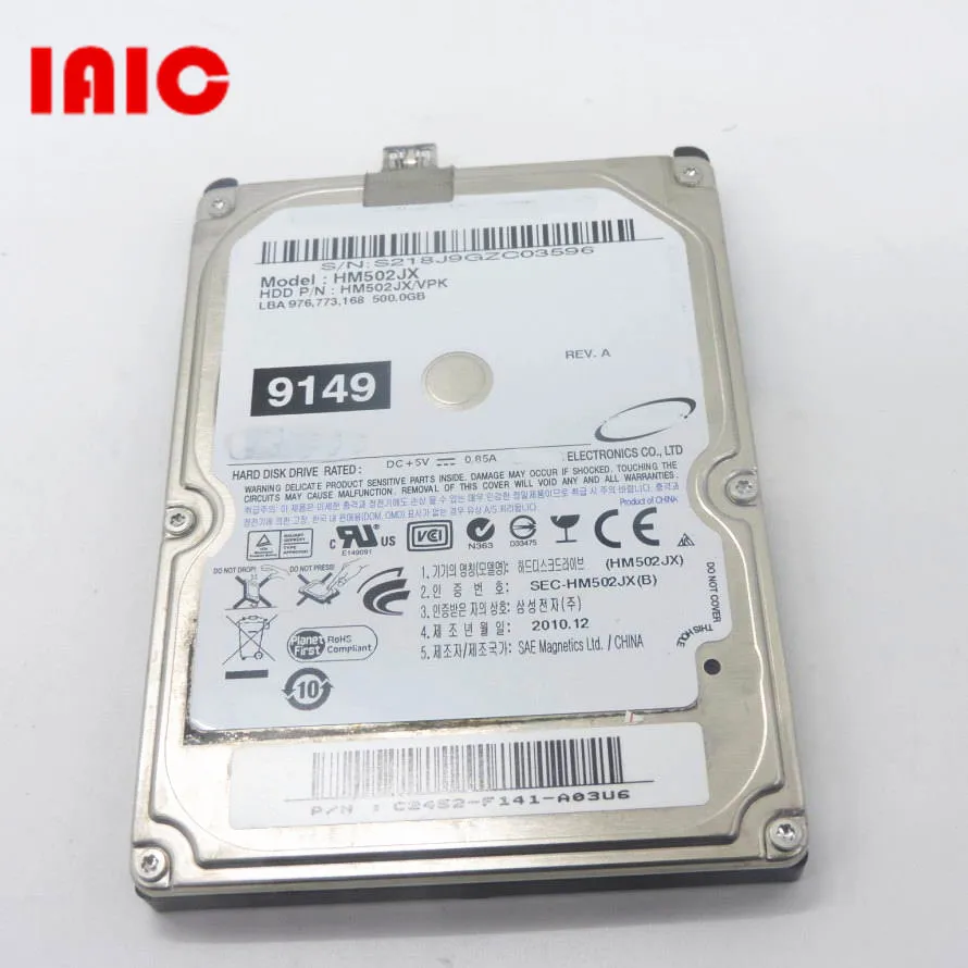 

100%New 1 year warranty HM502JX 500G Need more angles photos, please contact me