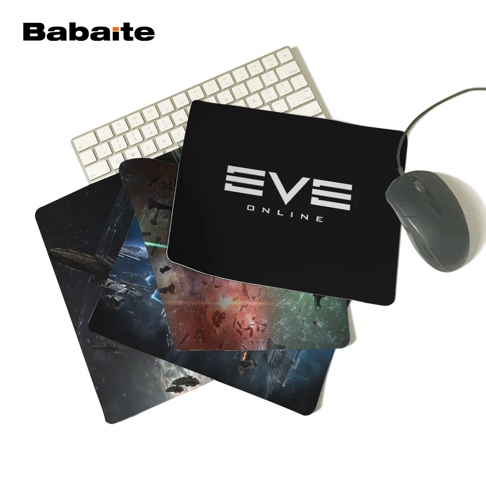 Игровой коврик для мыши ноутбука Babaite термостойкий компьютерный 180x220 мм с темным
