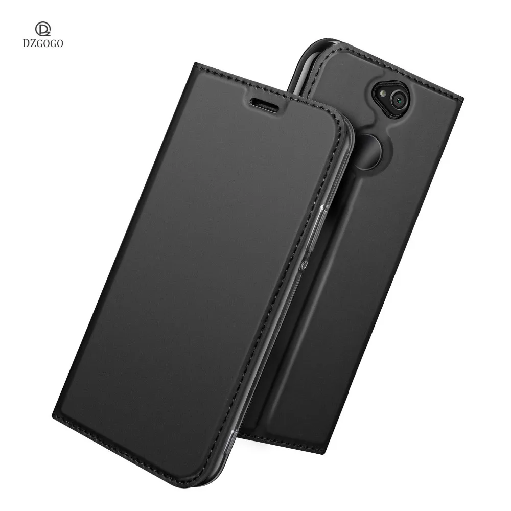 Роскошный чехол DZgogo из искусственной кожи для Sony Xperia XA2 H3113 H3123 H3133 H4113 H4133 откидной