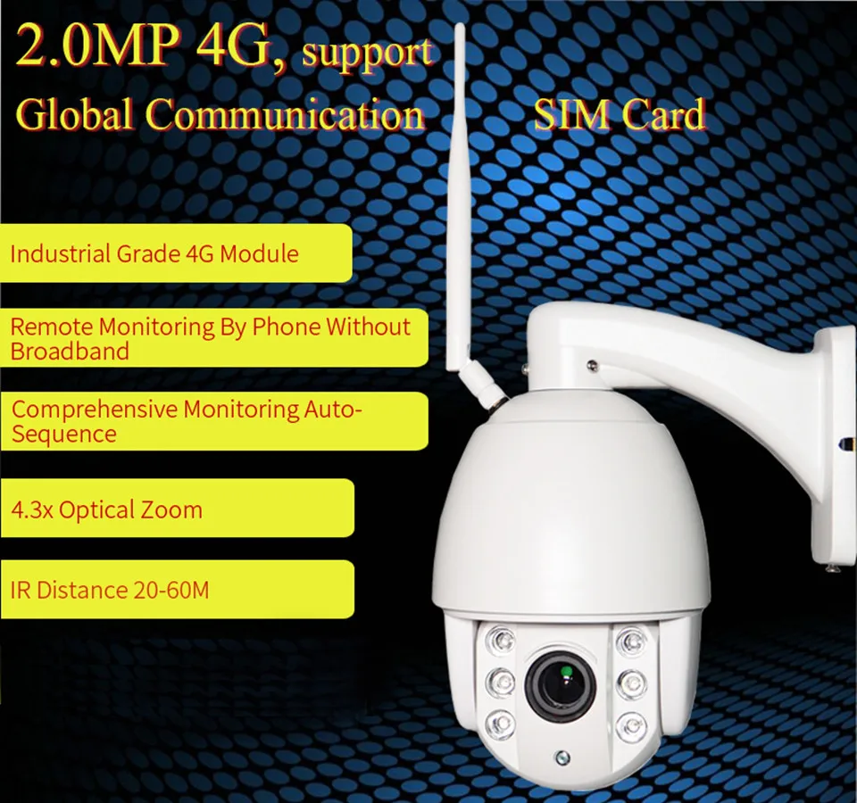 ZILNK 3g 4G SIM карта пуля уличная ip-камера 1.3MP 2.0MP HD P2P сеть Водонепроницаемая ИК ночного видения Onvif Поддержка 128 ГБ TF Карта