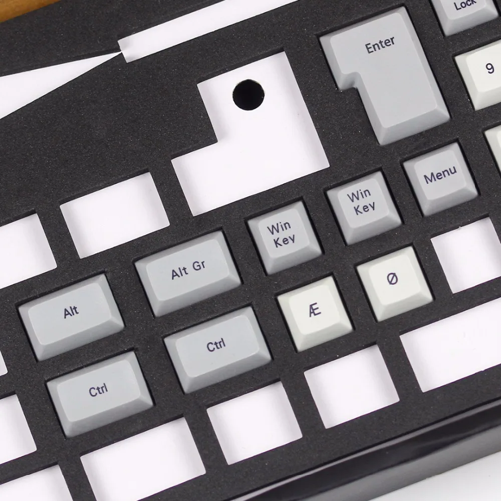 Kbdfans Новое поступление краситель подложки dsa pbt keycaps скандинавский макет iso
