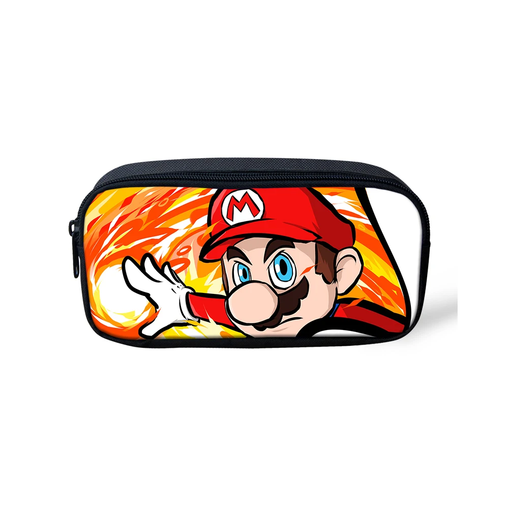 Thikin детей Mario школьный портфель с рисунком, костюмы для мальчиков и девочек подростков основной ланч-пеналы для ручек рюкзак Детский рюкзак для книг Travelbag