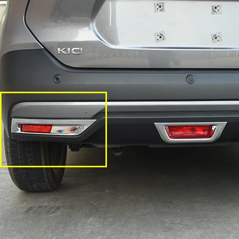 ABS Chrome Cover Rear Back Fog Lamp Tail Light For Nissan Kicks 2017 2018 2019 Accessories | Автомобили и мотоциклы