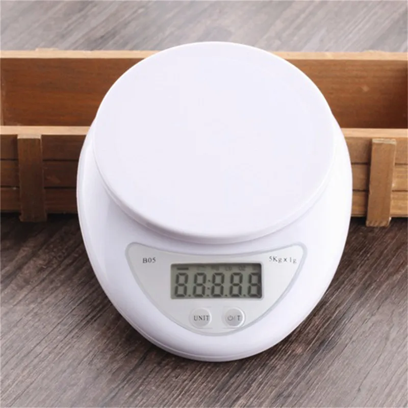 

mini smart portable 5000g 0.1 high precision digital kitchen scale electronic lcd food weighing scale for kitchen