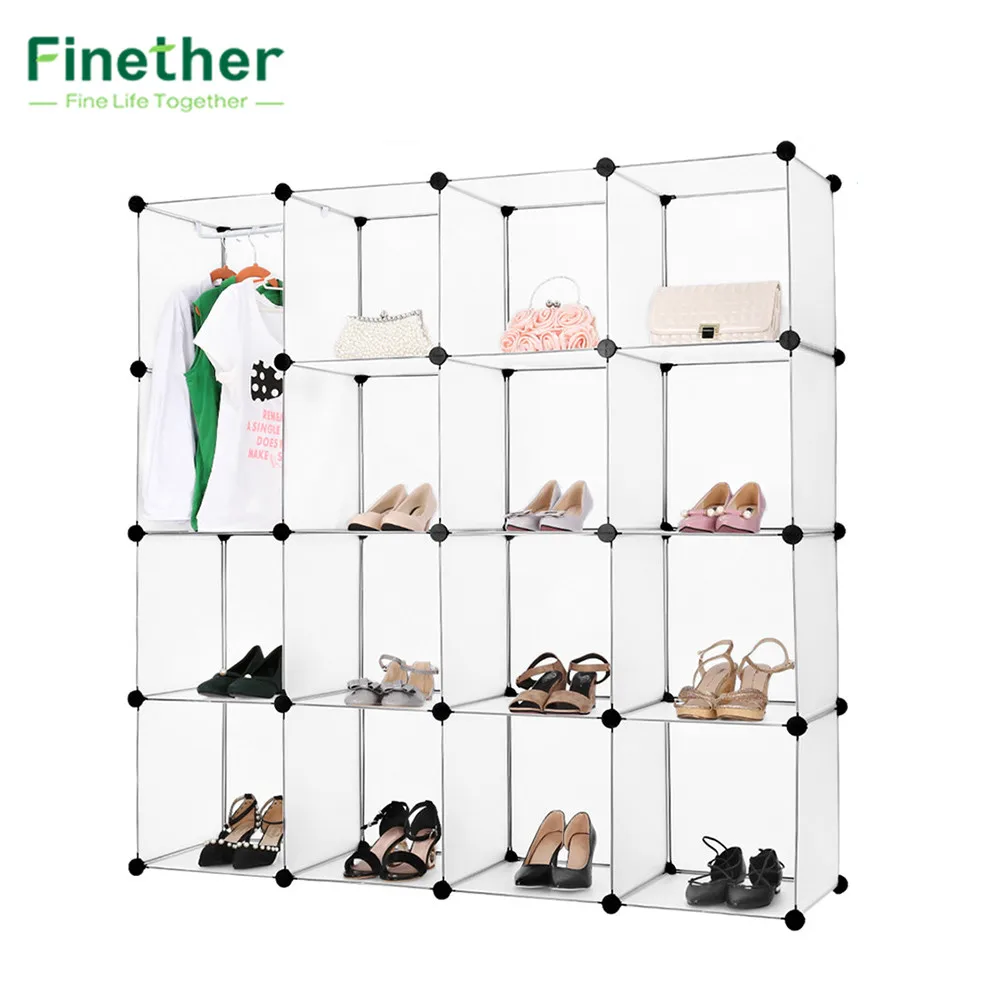 Finether 16-Cube Блокировка модульная открытая система хранения стеллажей стойка для