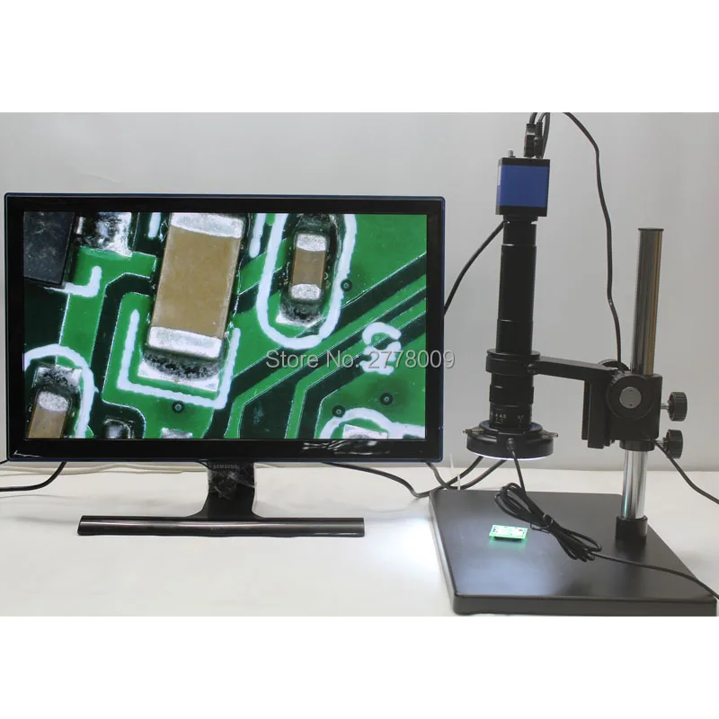 1080P HDMI USB промышленный микроскоп камера 10X 300X C mount объектив мобильный телефон