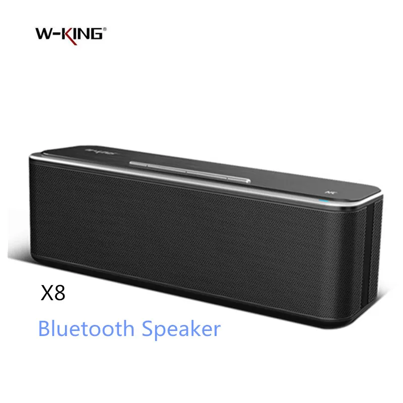 

W-King X-Bass Bluetooth Speaker X8 Wireless Dual Driver Portable Aluminum Alloy Surface Music Boombox TOP Sound APP SubwoofeR