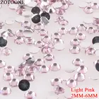 ZOTOONE светильник-розовый полимер без горячей фиксации Стразы для ногтей для одежды ремесла обуви аппликация стразы украшение для ногтей Стразы E