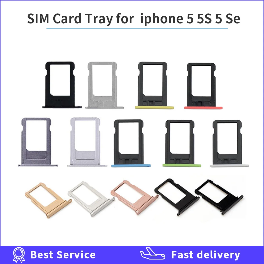 

Микронано держатель sim-карты лоток Слот для iphone 5S 5C 5 SE запасная часть держатель sim-карты адаптер гнездо для apple 5SE