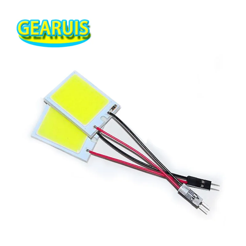 HK Post Бесплатная купольная панель COB 24 чипа 24SMD LED 36*26 мм Автомобильный свет