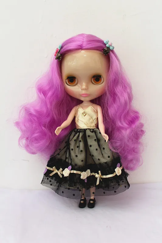 Кукла блайз розово красная Обнаженная кукла с прозрачной кожей обычная