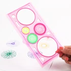 2 шт.лот, детская пластиковая линейка для рисования, интересные головоломки, которые улучшают способность детей начинать свою работу