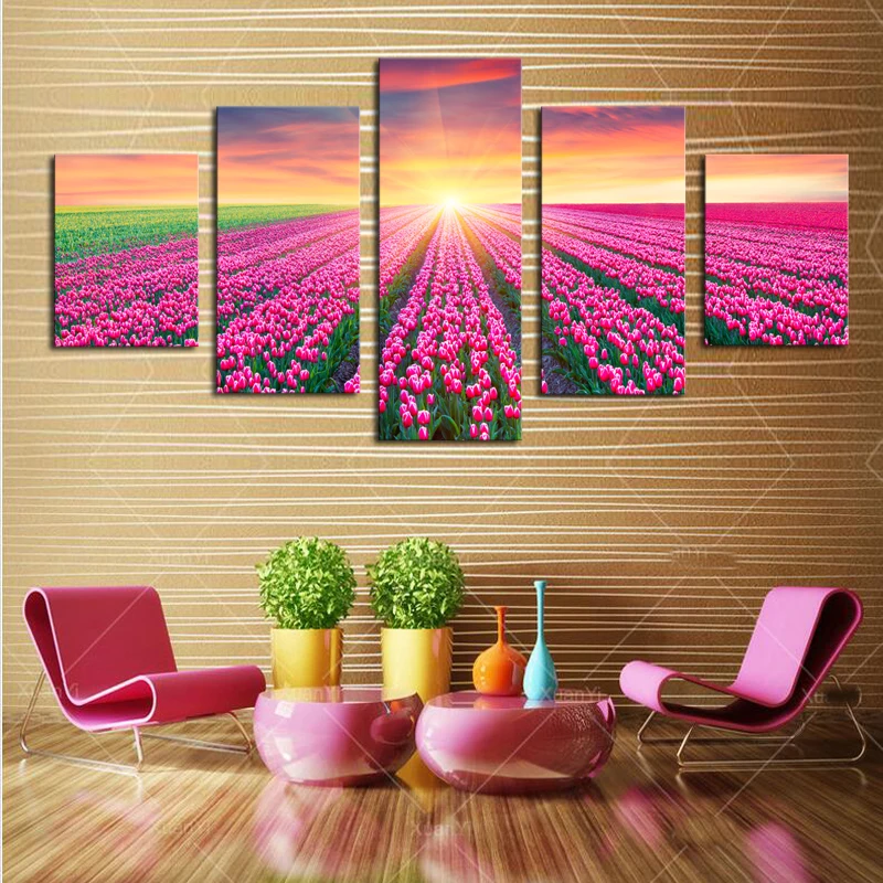 2017 Ограниченная серия современных роз Hd Картина на холсте Печать настенное