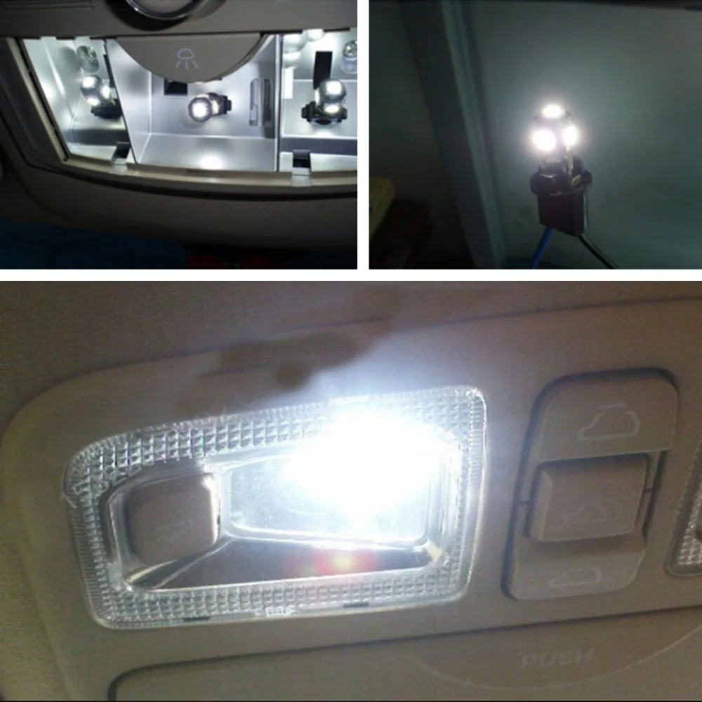 50 шт./лот высокое качество T10 CANBUS 5SMD 5050 194 W5W 501 светодиодный белый боковые зеркала