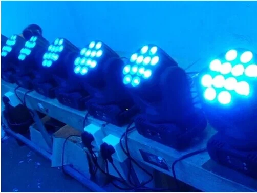 Светодиодный прожектор с вращающейся головкой 12x10 Вт 4 в 1 dmx512 | Лампы и освещение