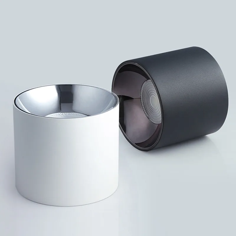 Поверхностного монтажа цилиндрический отражатель чашки светодиодный COB вниз