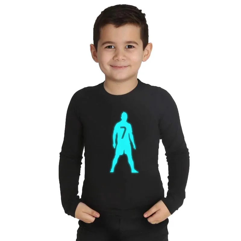 LYTLM Cristiano Ronaldo футболка Kinder футболка Jongens xxx для девочек и мальчиков Polera Manga Larga Одежда для больших девочек топы с длинными рукавами для мальчиков