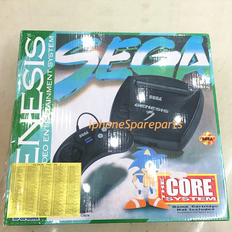 Игровая консоль Supprot PAL Sega MD3 16 битная Классическая портативная игровая приставка