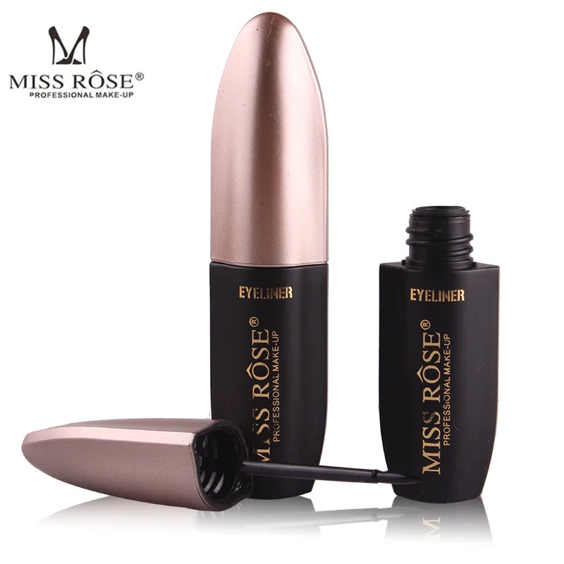 2018 Miss Rose водостойкая жидкая подводка для глаз карандаш черный быстросохнущая