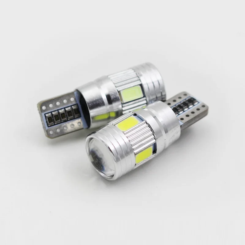 1 шт. T10 168 192 W5W 6 led 5630 5730 проектор SMD объектив Автомобильный парковочный свет
