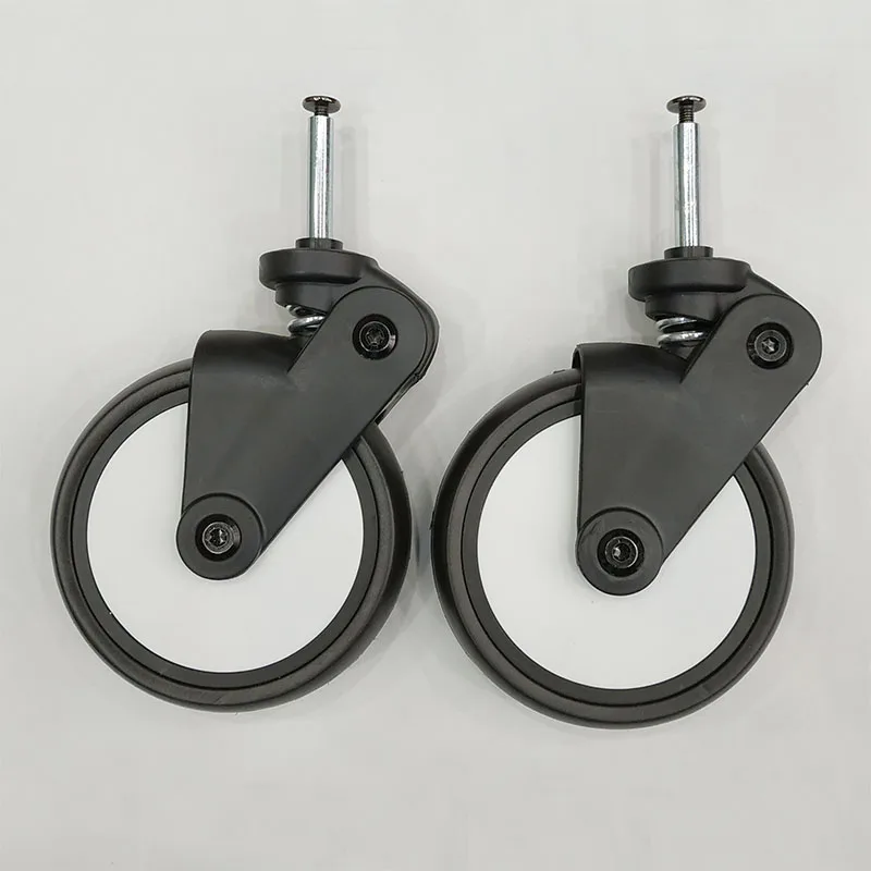 Type A 2 Front Wheel Детские колеса для коляски Аксессуары для коляски передние и задние колеса для детской тележки Подходит для yoyo Yoya Yuyu cart - Цвет: Type A 2 Front Wheel