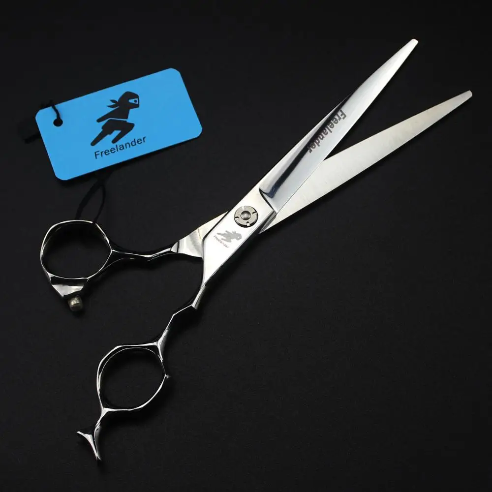 

7" pet grooming scissors dog grooming scissors professional dog shears dog cat hair clippers cutting cat Highgrade curved handle
