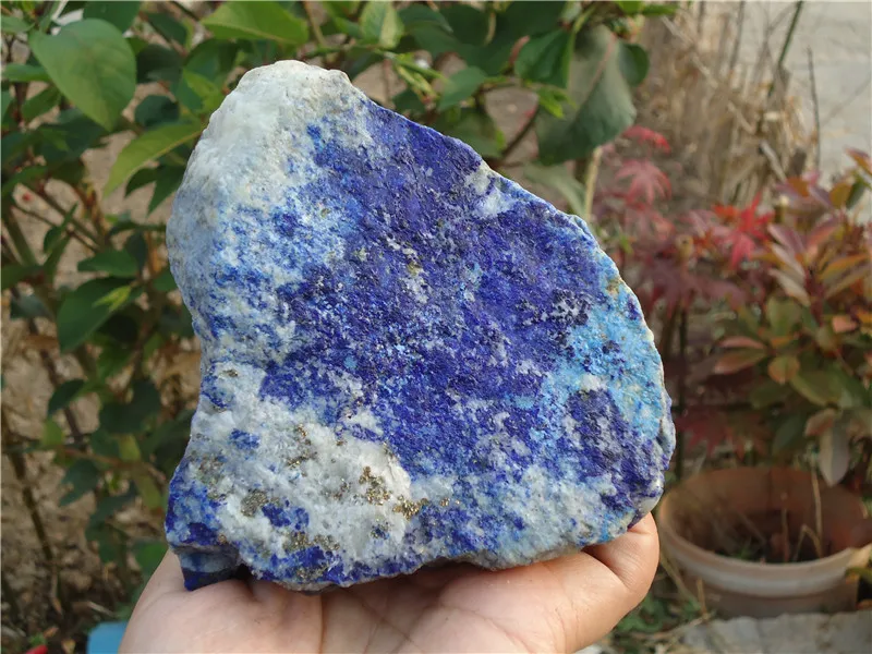 

1030G old material Natural Untreated Lapis Lazuli Gemstone Mineral Rough from Afghanistan PT1030 112mmX140mm