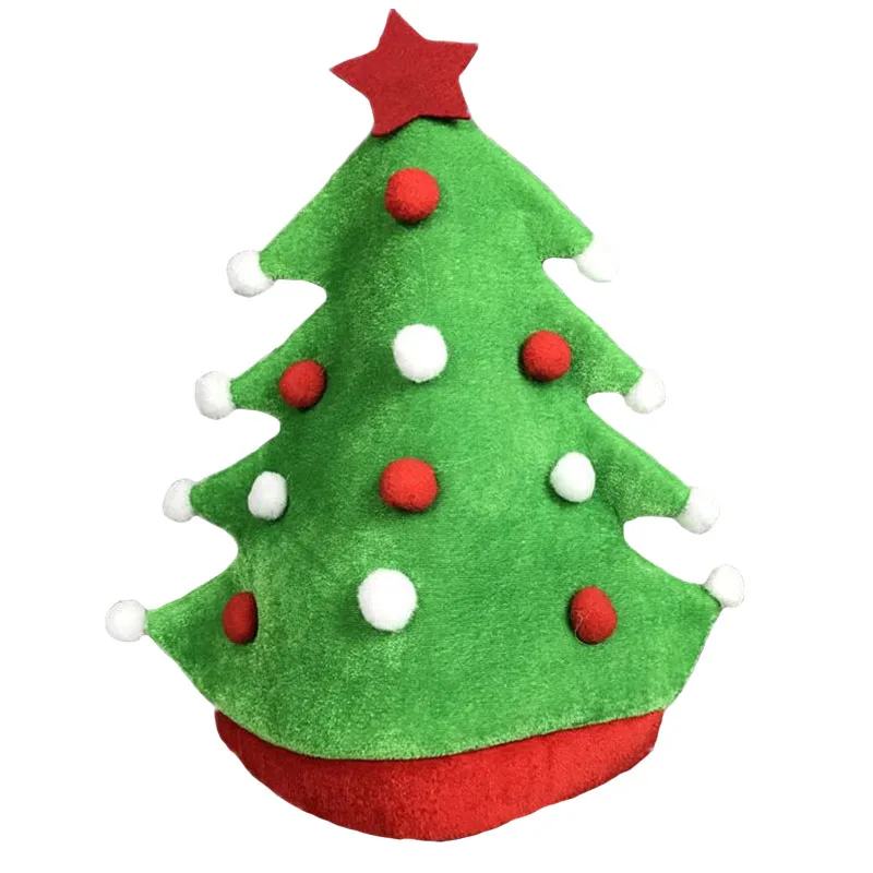 Tree Elf Hat Adults Women Girls Dress Props Party Hats Caps Tutu Cosplay wedding birthday|christmas tree|christmas christmaschristmas women |