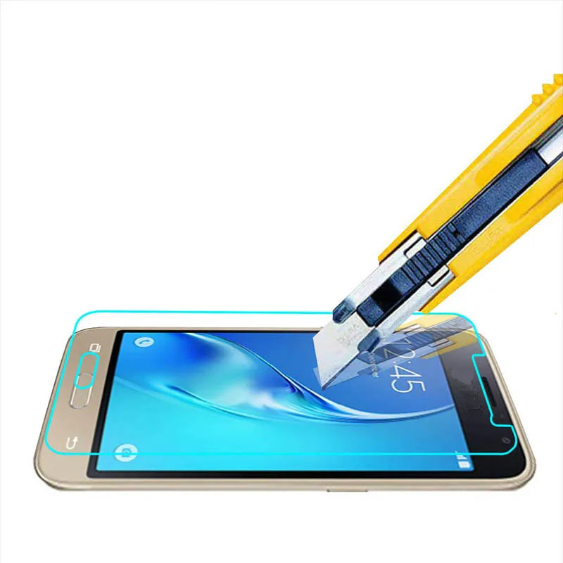 Закаленное стекло 9H 2.5D для Samsung J1 2016 Защитная пленка Galaxy (2016) J120F J1(6) экрана |