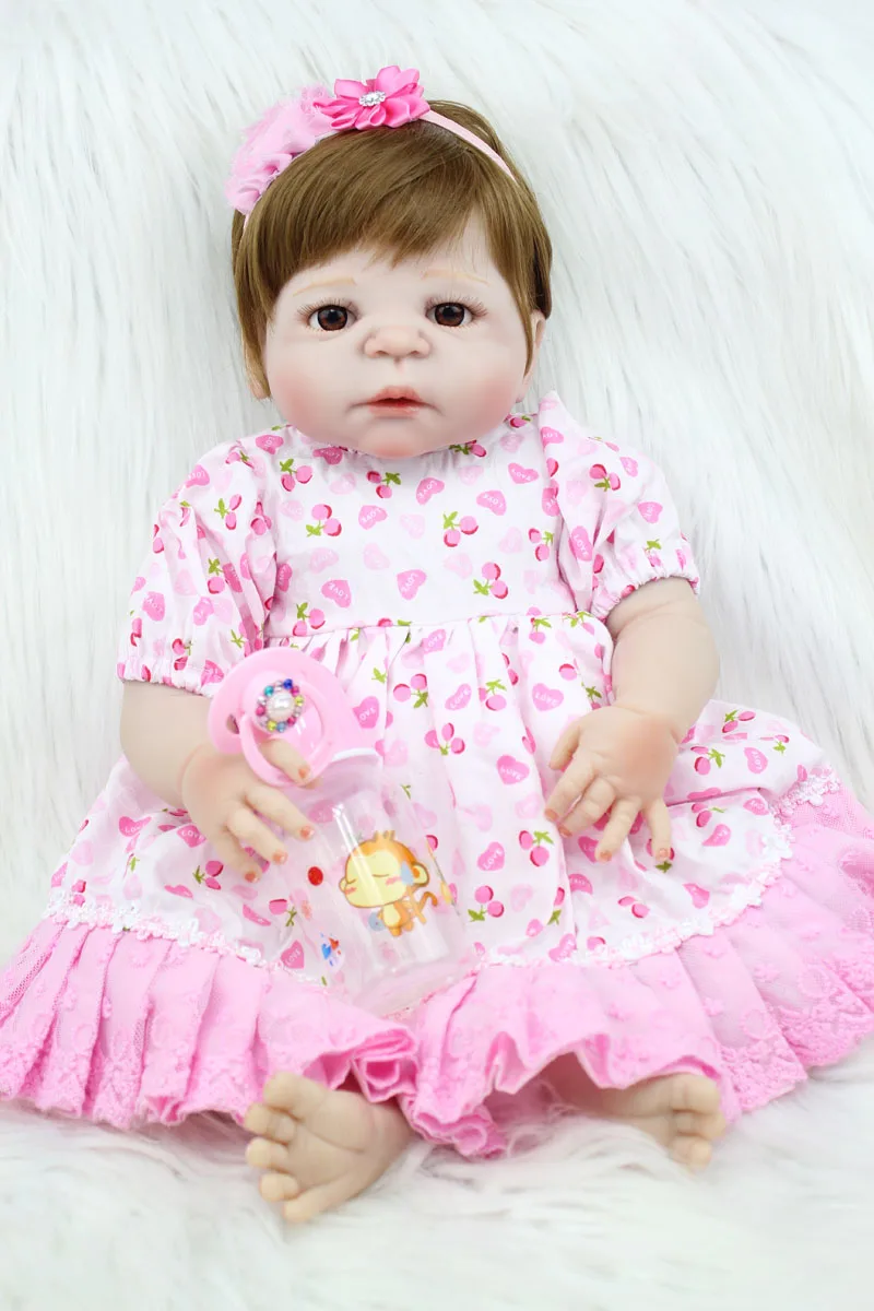 55 см силиконовый Reborn Baby 22 &quotреалистичный винил новорожденный кукла принцесса