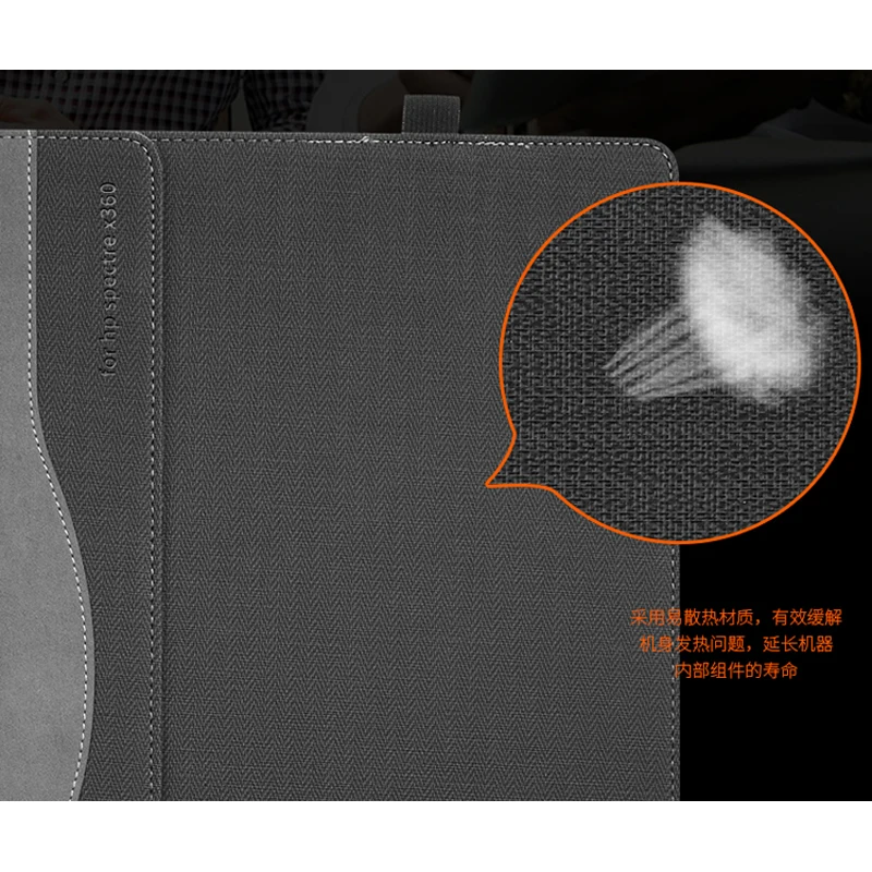 Съемный чехол-книжка из искусственной кожи с подставкой для hp Spectre x360 13,3 дюймов 2 в 1 чехол для ноутбука