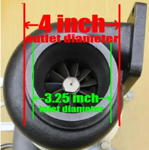 GT45R-10 GT3582 T04Z TO4Z a/r 0,70 a/r 1,00 T4 с двойной улиткой воды и масляным охлаждением 500-600hp подшипник скольжения Turbo турбокомпрессора