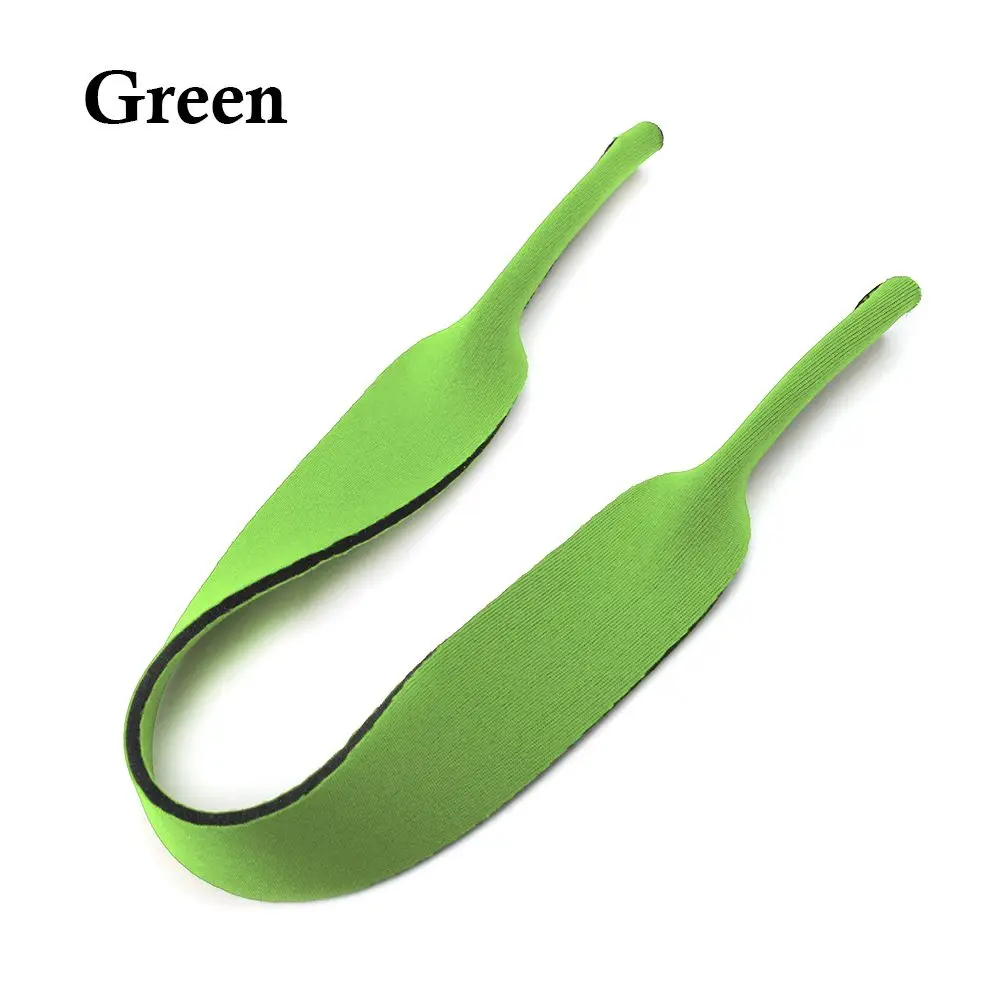 Style1-green Противоскользящие неопреновые летние солнцезащитные очки, ремешок, веревка, ремешок для очков, головная повязка, плавучий шнур, сменная повязка для очков - Цвет: Style1-green