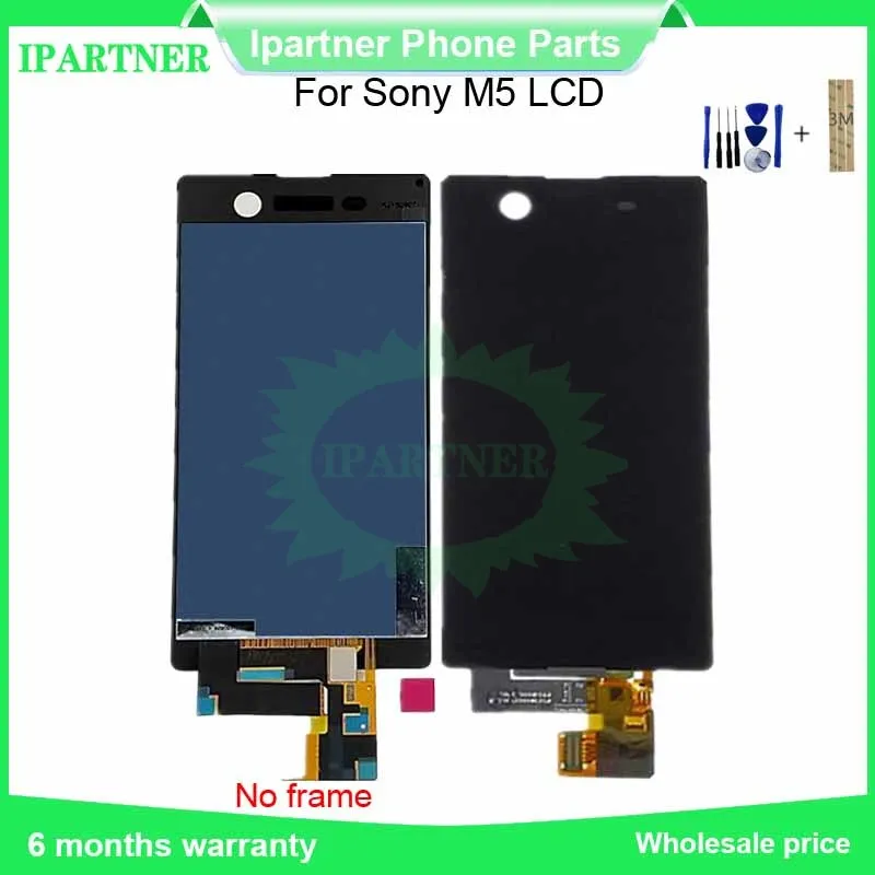 Для sony для Xperia M5 E5603 E5606 E5653 E5633 ЖК дисплей с сенсорным экраном дигитайзер сборка