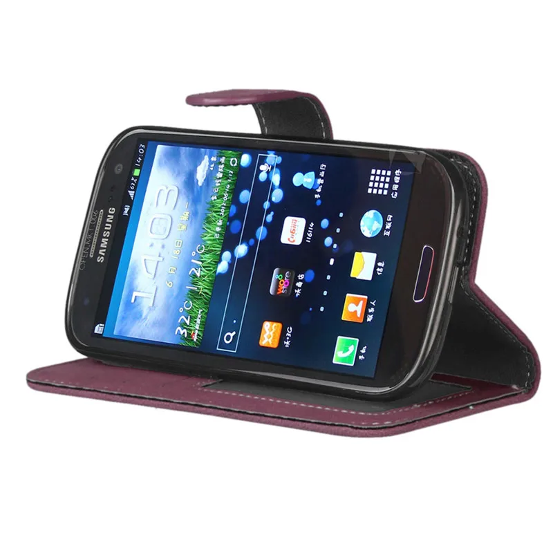 Чехол с откидной крышкой для Samsung Galaxy S 3 iii S3 Siii Neo i9300 i 9300 i9301 Duos i9300i чехол телефона