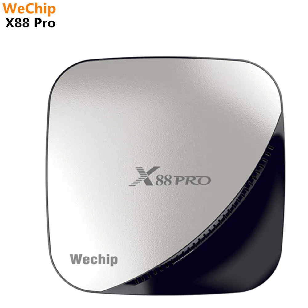 ТВ бокс Wechip X88 Pro Android 9 0 Rk 3318 2 GB 16 GB/4 32 GB/64 4 GHz + 5 двухдиапазонный WiFi USB 3 K|ТВ-приставки