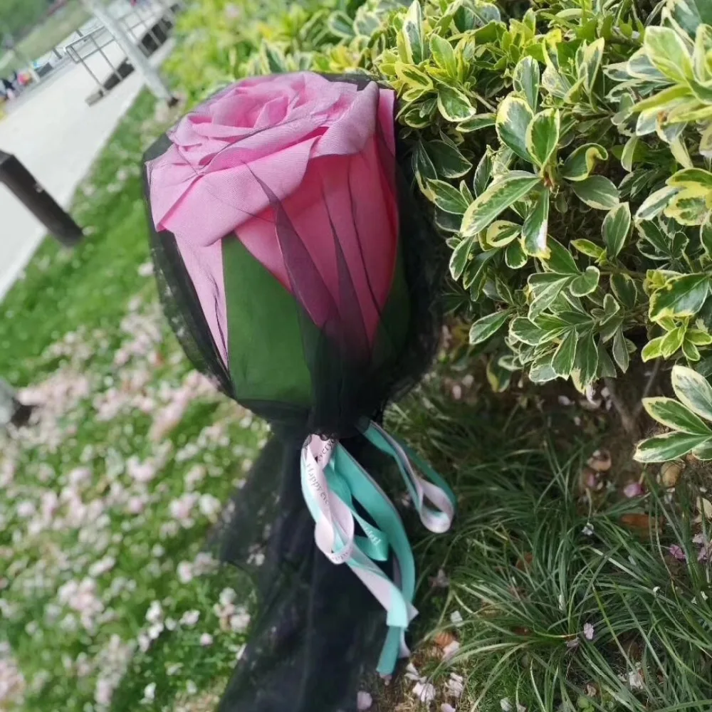 2018 новый супер большой гигантский розовое вечный цветок ко Дню Святого Валентина