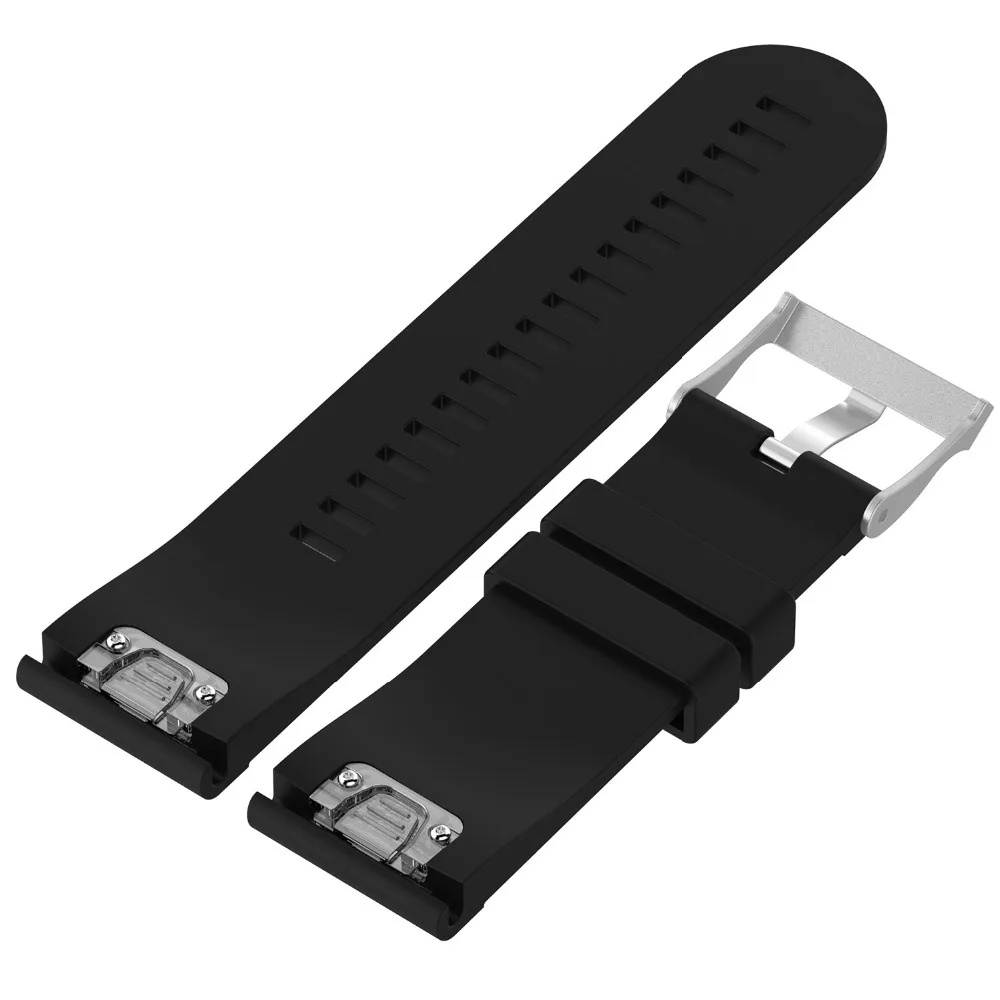 Сменный силиконовый спортивный смарт ремешок для наручных часов Garmin Fenix/5X/5X Puls/3/3