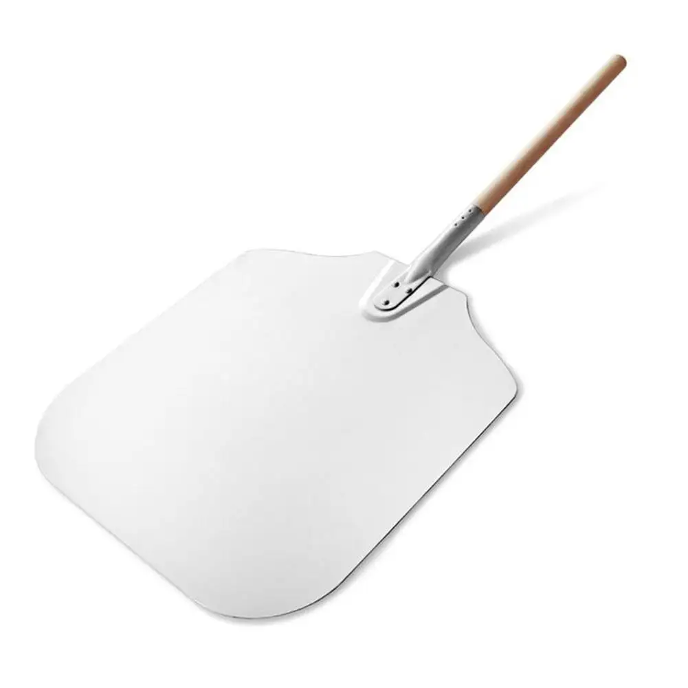 79 см Алюминий пиццы лопата для снега с деревянной ручкой лопатка торта Формы