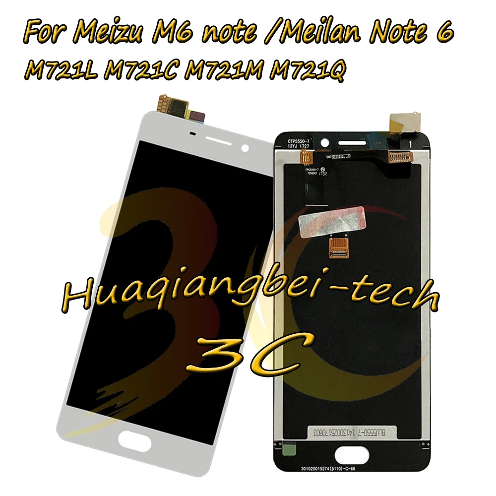 Новый 5 "для Meizu M6 Примечание M721L/Meizu Meilan note 6 M721C M721M M721Q полный ЖК дисплей +