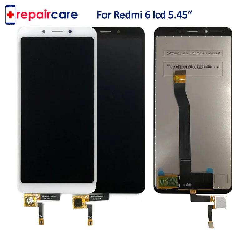 5 45 ''с рамкой для Xiaomi Redmi 6 Полный ЖК-дисплей + сенсорный экран дигитайзер в