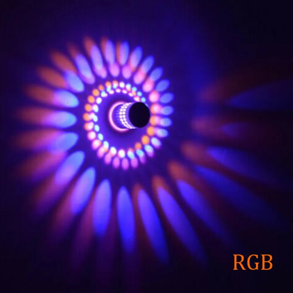 Настенный светильник светодиодный RGB 3 Вт 85 265 в 110 В/220 В для KTV караоке бар Декор