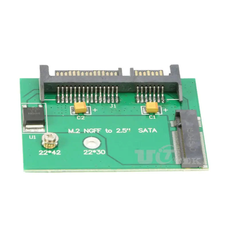 NGFF M.2 SATA 22Pin 2 5 дюймов HDD конвертер адаптер маленькая плата для половины размера