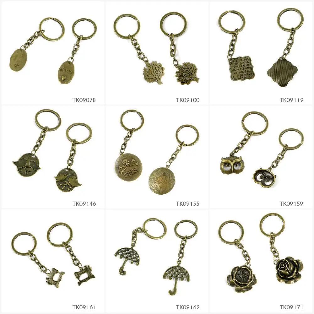 Металлический античный бронзовый брелок кольцо всегда любовь бирка знак жизни