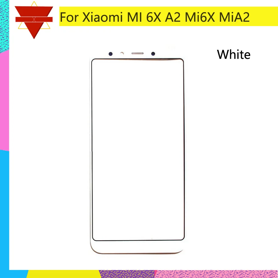 10 шт \ Лот Оригинал mi 6X передняя панель для Xiaomi A2 сенсорный экран ЖК-дисплей