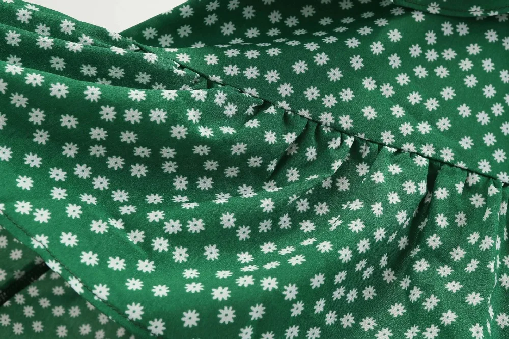 Летнее пляжное короткое платье в стиле бохо с цветочным принтом женское летнее V