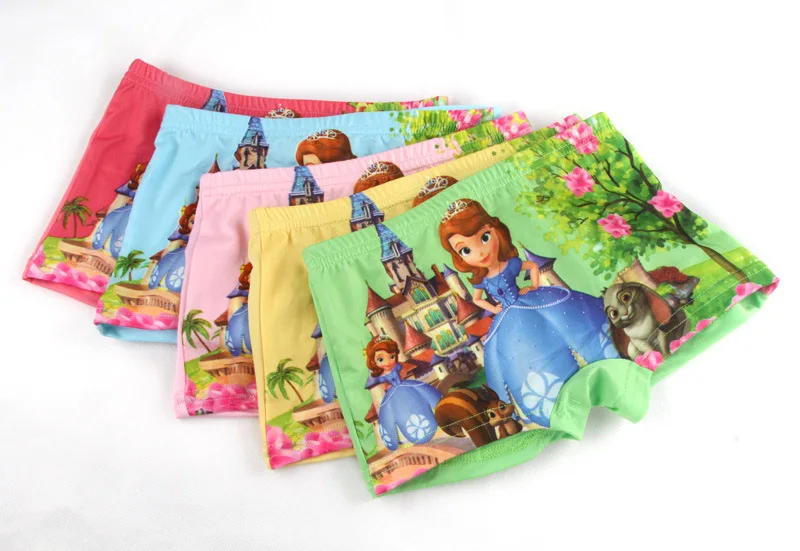 Милое детское нижнее белье для девочек 1 предмет модные трусы боксеры маленьких
