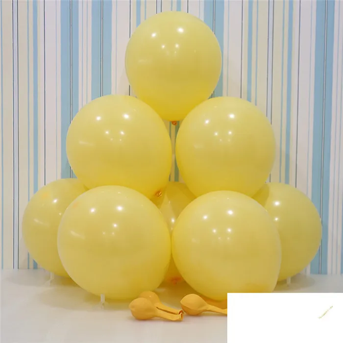 2.2g D10 LightOrange 10 шт 10 дюймов 2,2 г надувные латексные розовые шарики в горошек вечерние принадлежности Свадебные украшения для дня рождения воздушные шары - Цвет: 2.2g D10 LightOrange